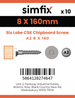 Simfix product label - FTTBA280160-D
