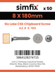 Simfix product label - FTTBA280180-T