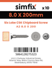 Simfix product label - FTTBA280200-D