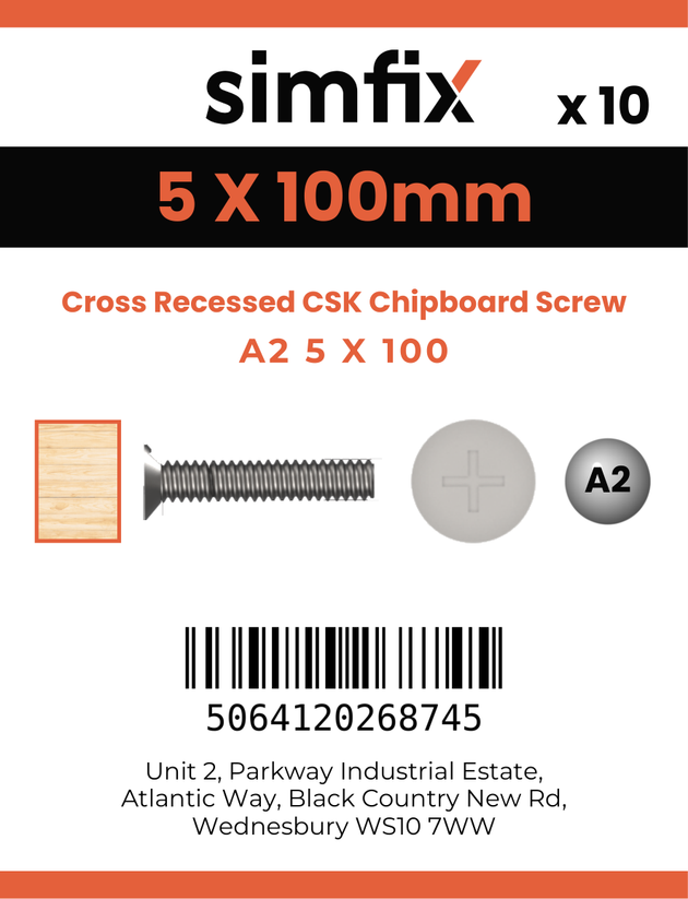 Simfix product label - FXA250100FT-EASY-D