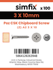 Simfix product label - FXTBA230010-D