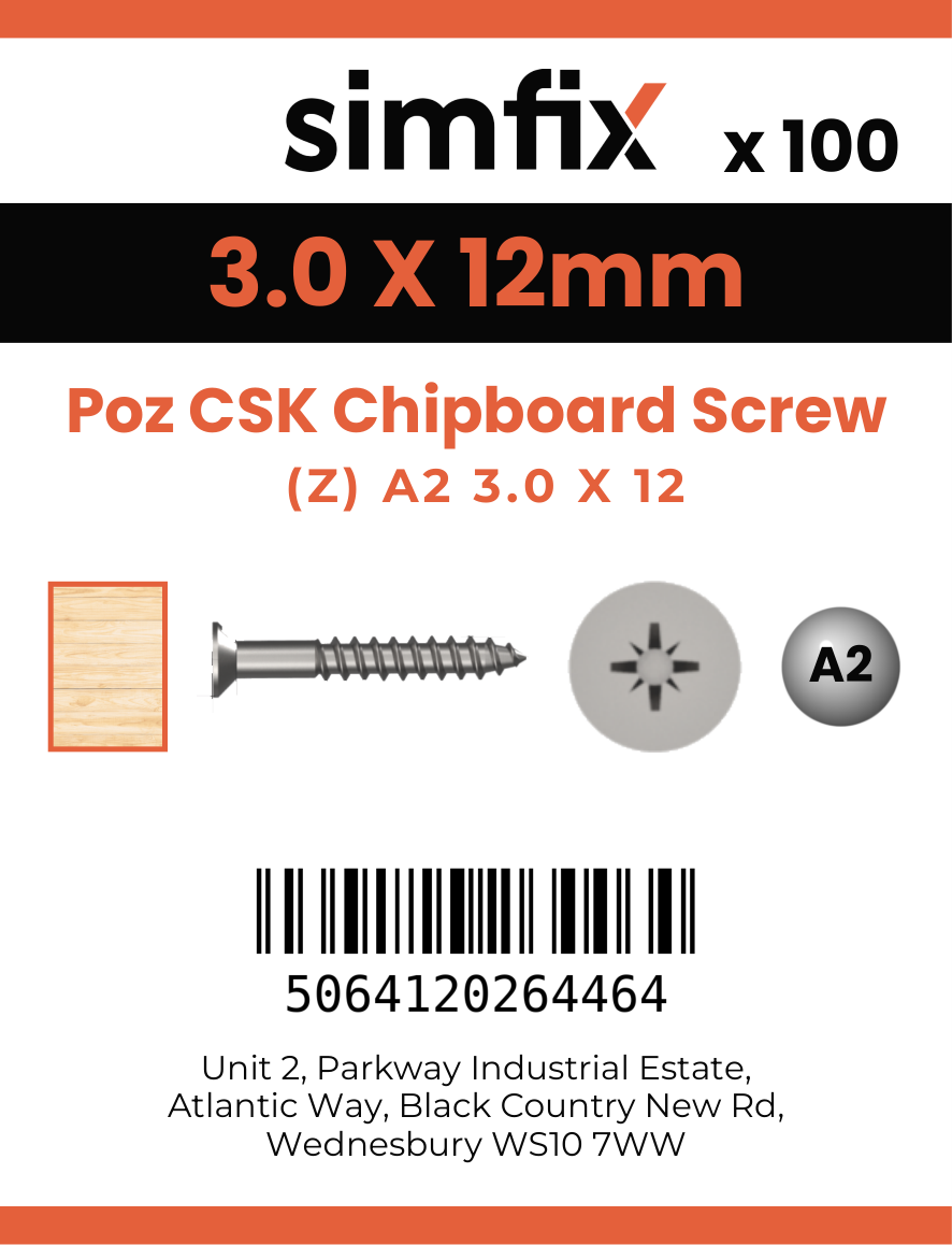 Simfix product label - FXTBA230012-D