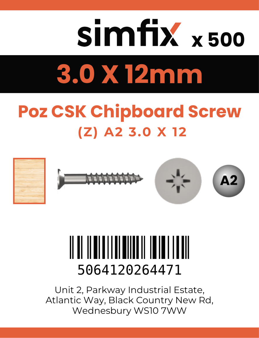 Simfix product label - FXTBA230012-T