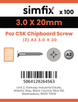 Simfix product label - FXTBA230020-D