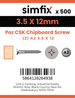 Simfix product label - FXTBA235012-T