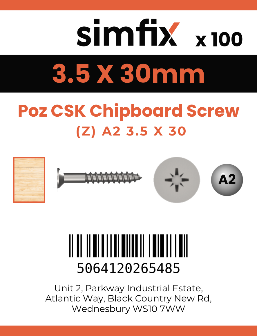 Simfix product label - FXTBA235030-D