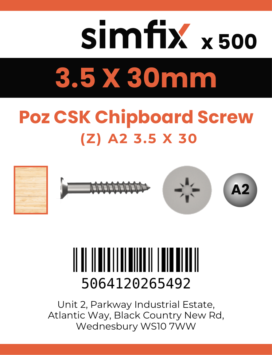 Simfix product label - FXTBA235030-T