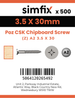 Simfix product label - FXTBA235030-T