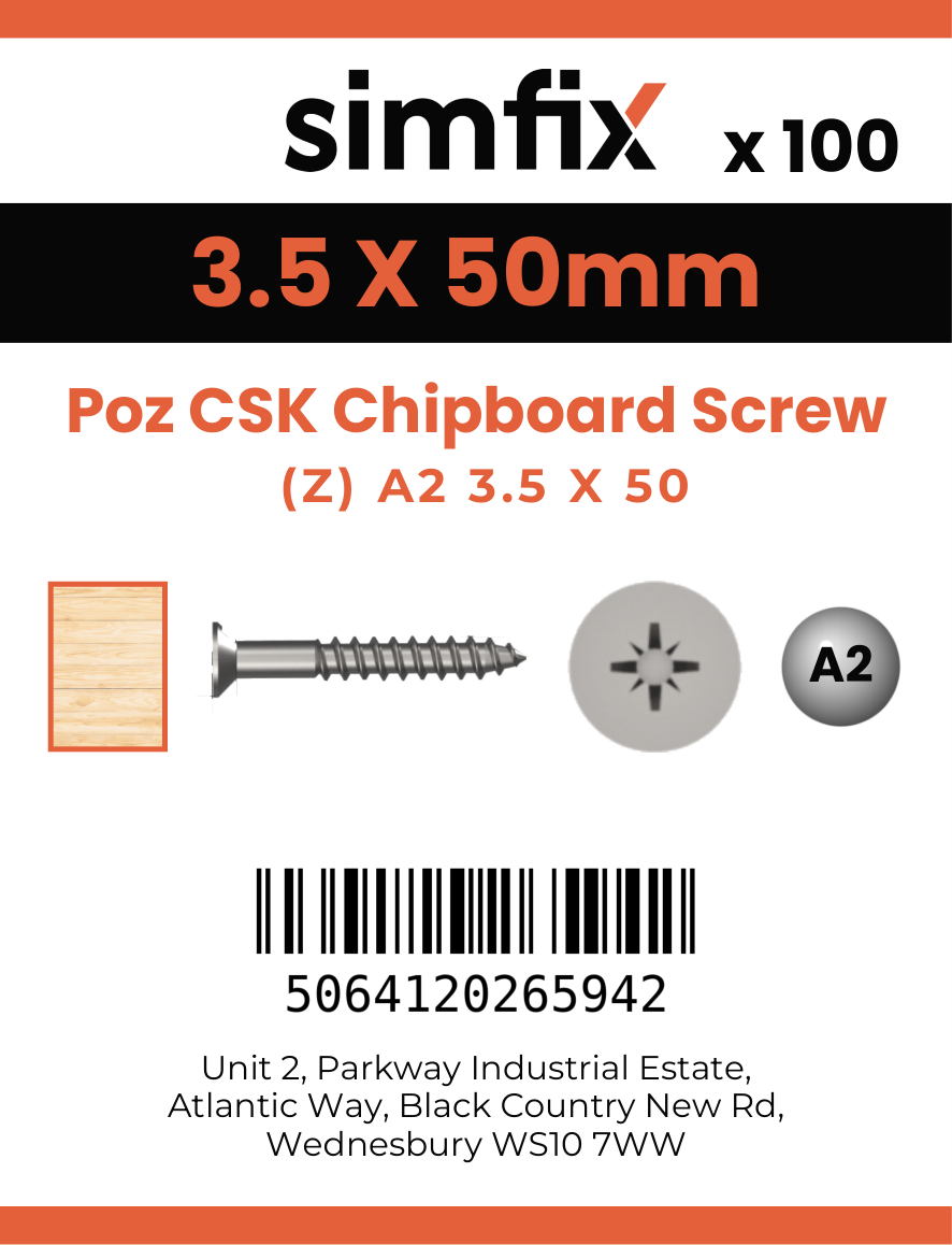Simfix product label - FXTBA235050-D