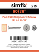 Simfix product label - FXTBA240060PT-D