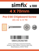 Simfix product label - FXTBA240070-D
