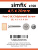Simfix product label - FXTBA245020-D