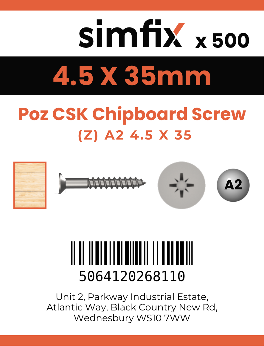 Simfix product label - FXTBA245035-T