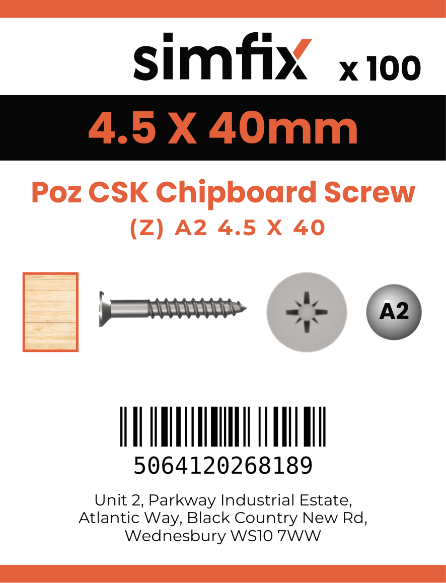 Simfix product label - FXTBA245040-D