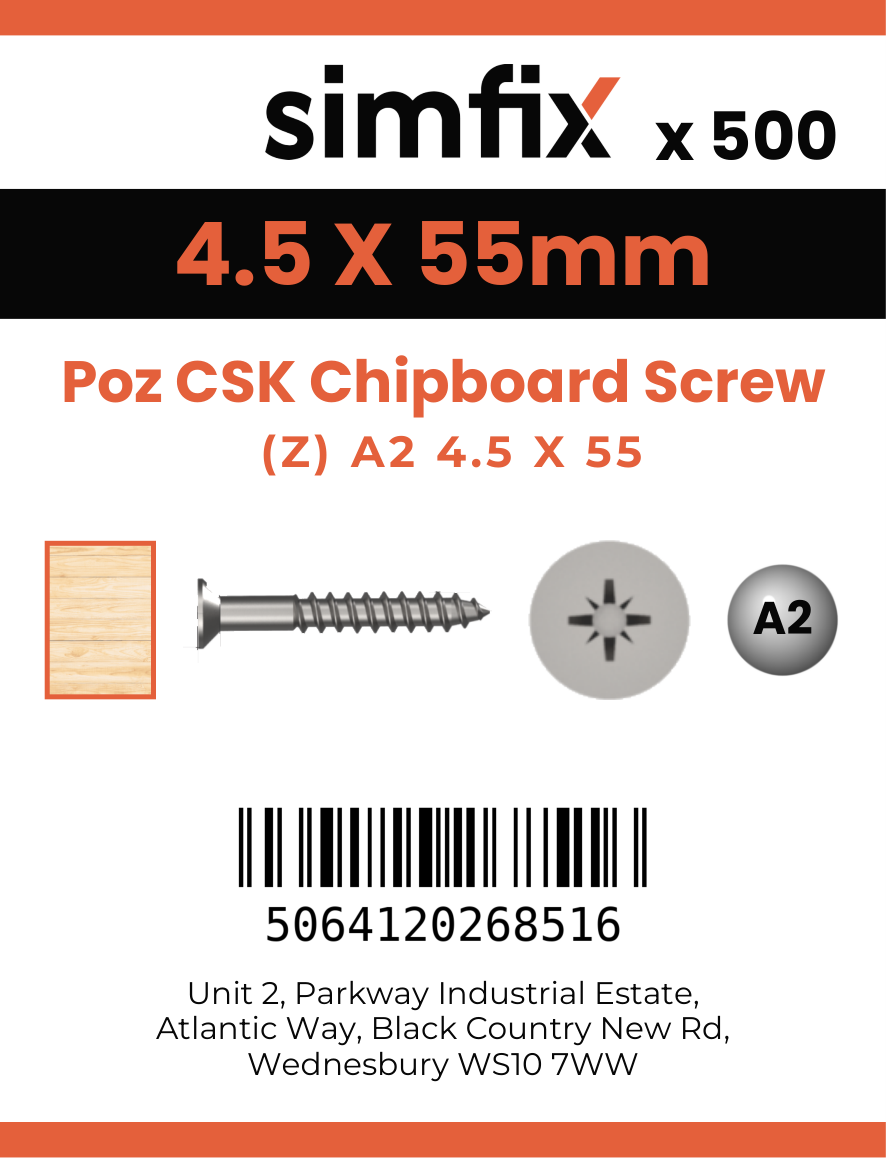 Simfix product label - FXTBA245055-T