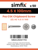 Simfix product label - FXTBA245100-T