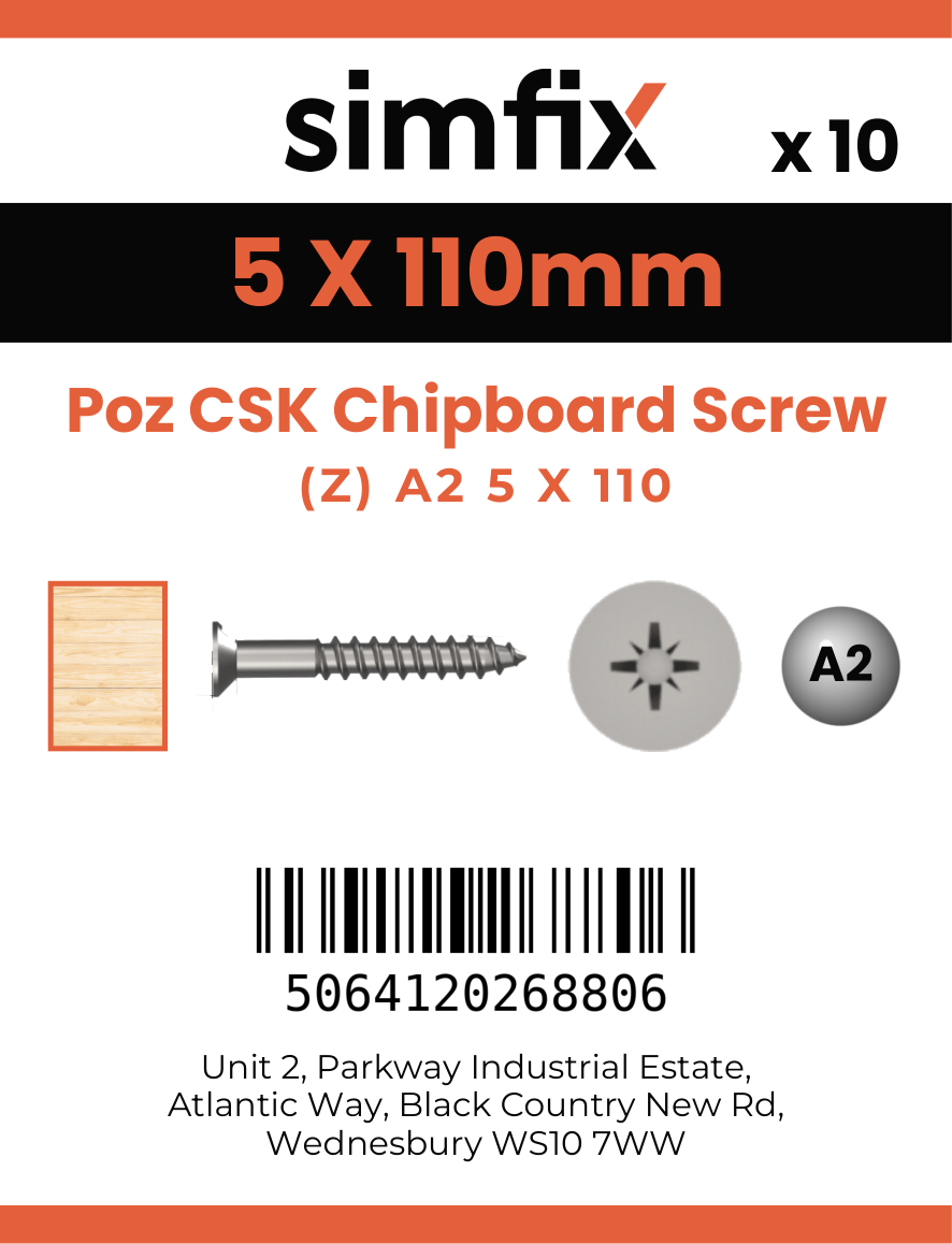 Simfix product label - FXTBA250110-D