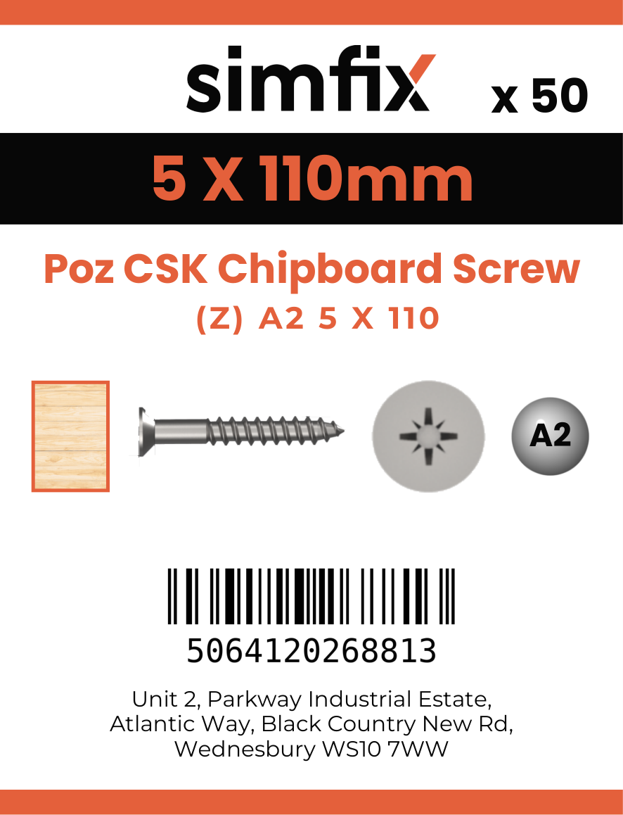 Simfix product label - FXTBA250110-T