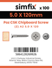 Simfix product label - FXTBA250120-D