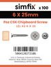 Simfix product label - FXTBA260025-D