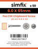 Simfix product label - FXTBA260055-T