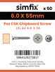 Simfix product label - FXTBA260055-T