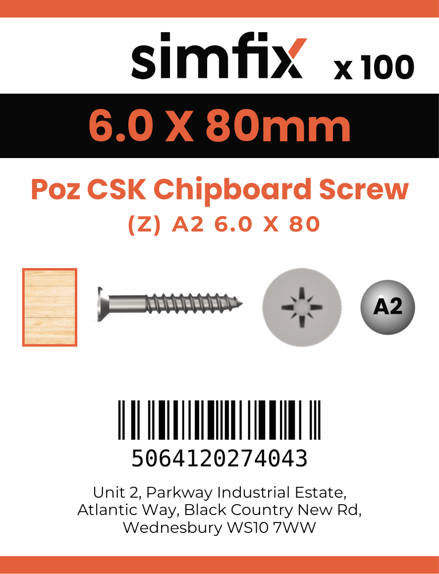 Simfix product label - FXTBA260080-D