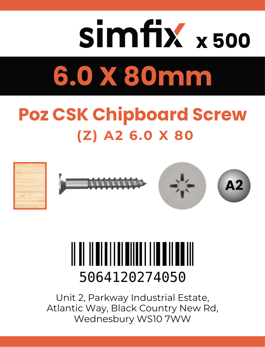 Simfix product label - FXTBA260080-T