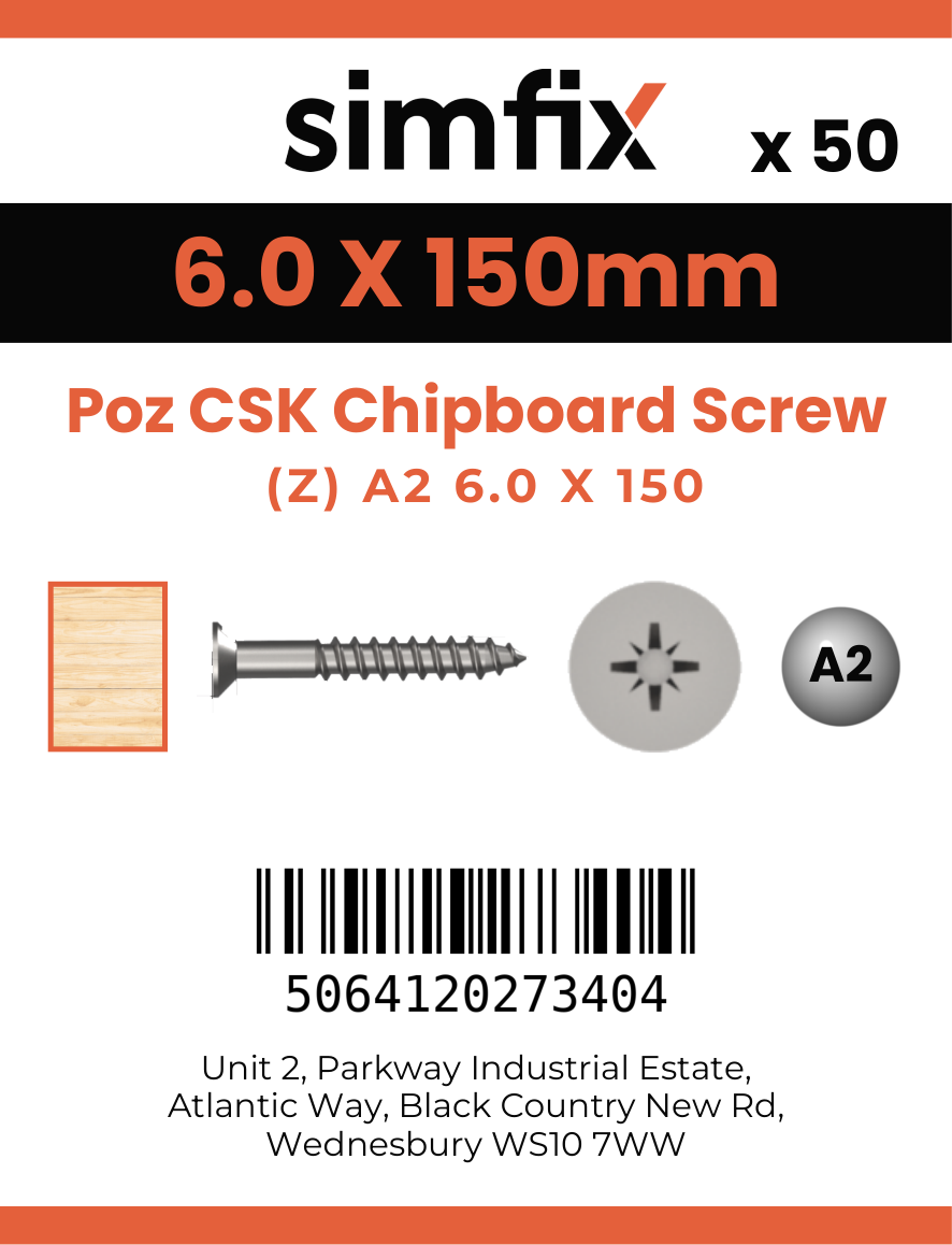 Simfix product label - FXTBA260150-D