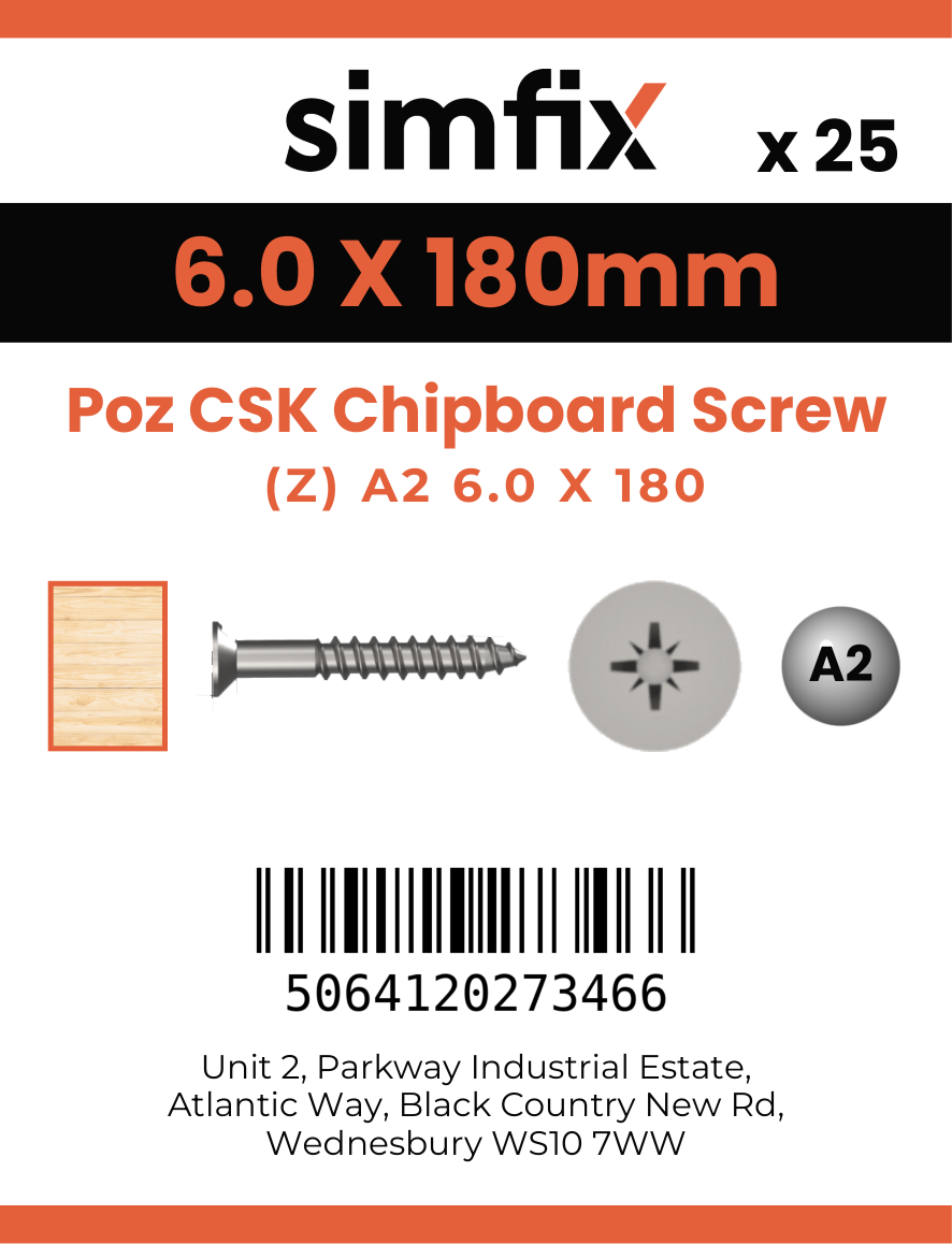 Simfix product label - FXTBA260180-D