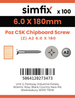 Simfix product label - FXTBA260180-T
