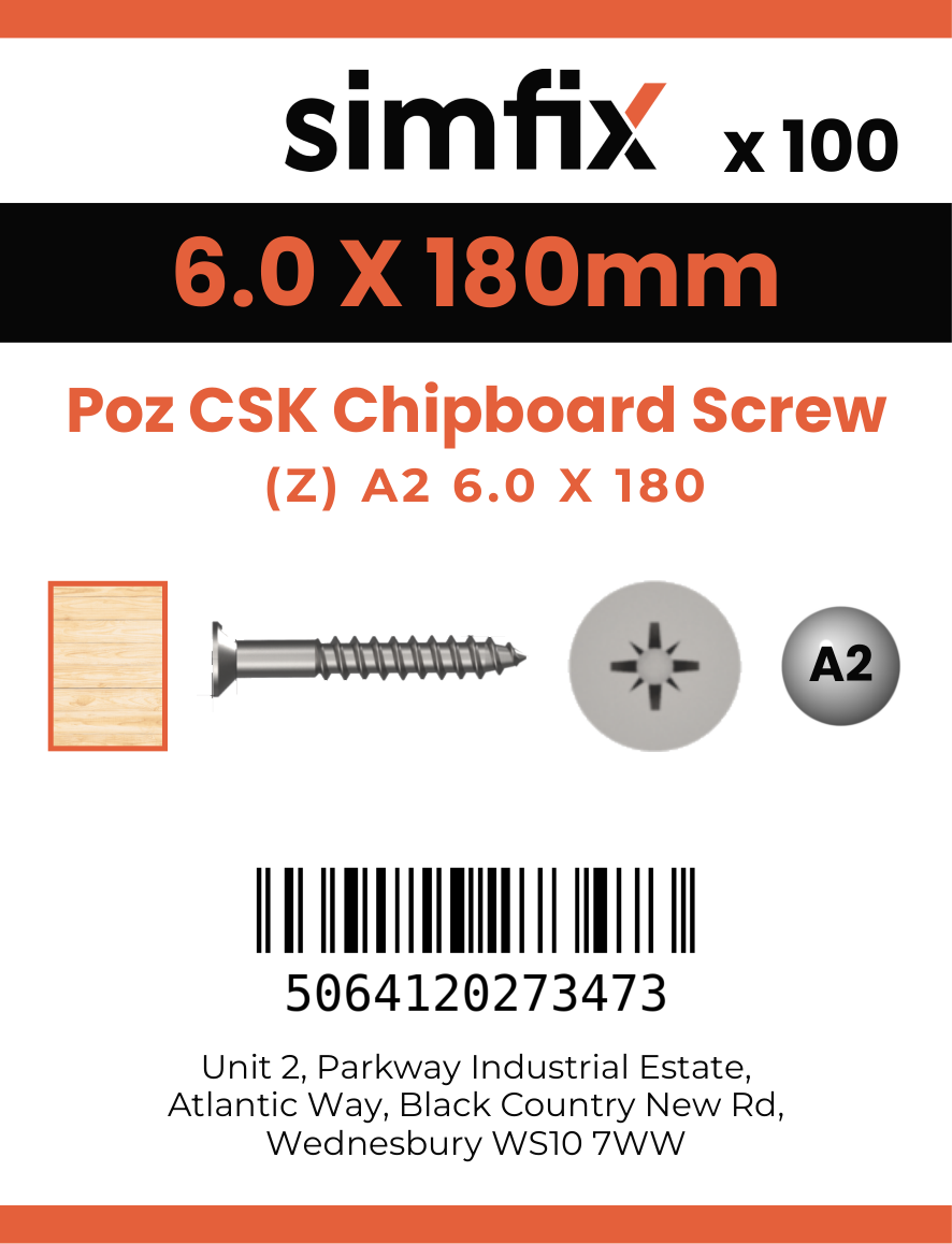 Simfix product label - FXTBA260180-T
