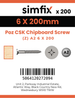 Simfix product label - FXTBA260200-T