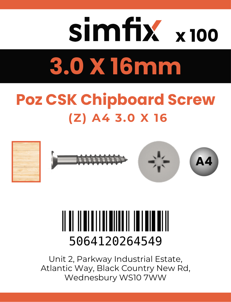 Simfix product label - FXTBA430016-D