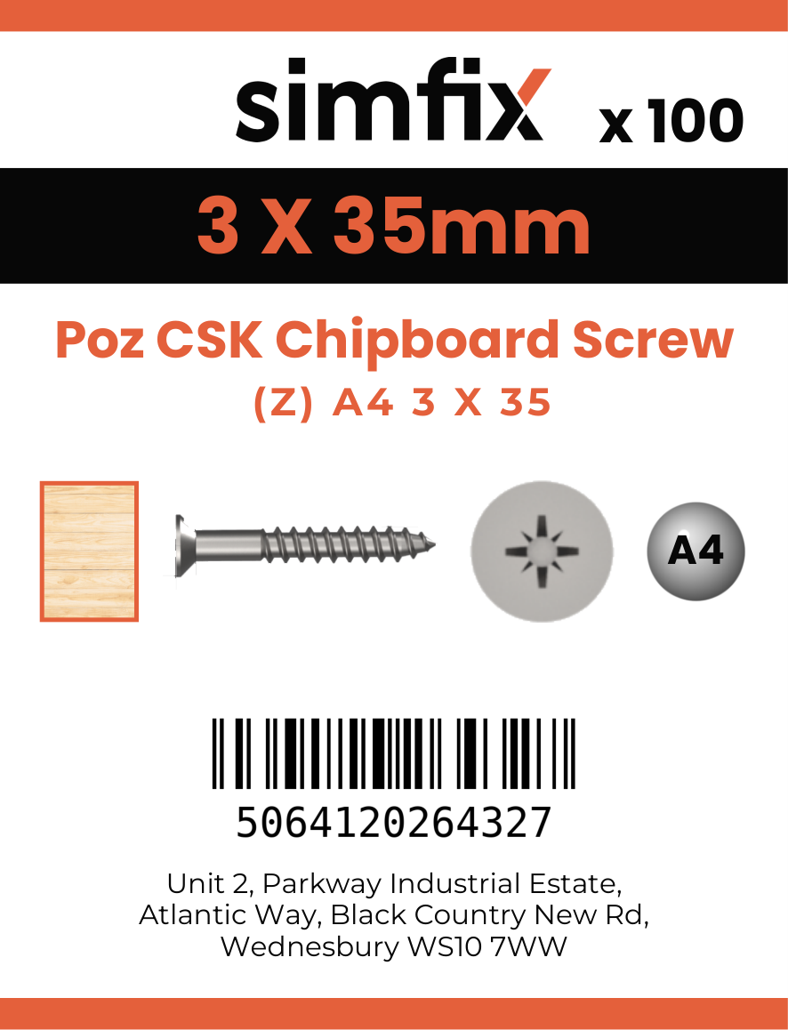 Simfix product label - FXTBA430035-D