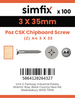 Simfix product label - FXTBA430035-D