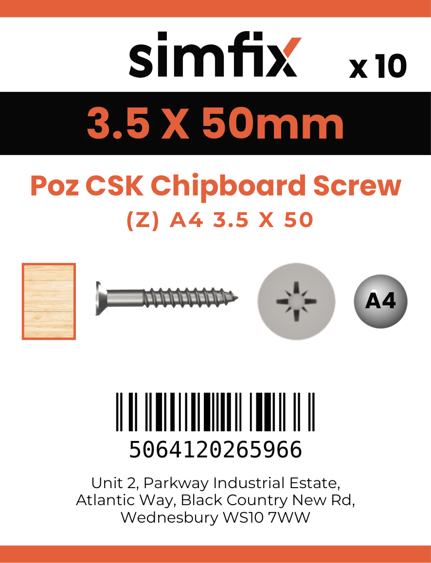 Simfix product label - FXTBA435050-D