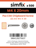 Simfix product label - FXTBA440020-T