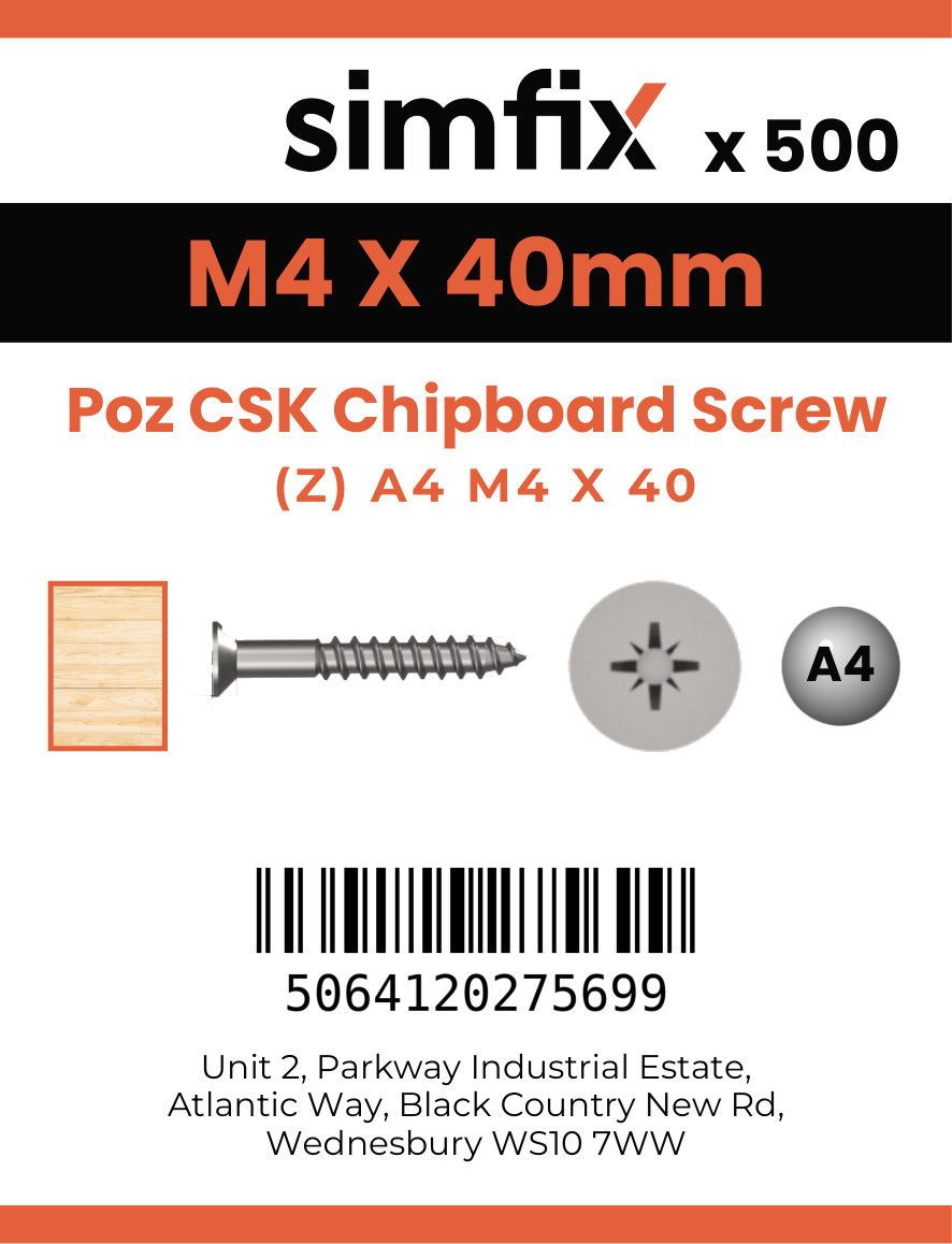 Simfix product label - FXTBA440040-T