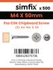 Simfix product label - FXTBA440050-T