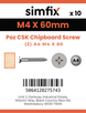 Simfix product label - FXTBA440060-D