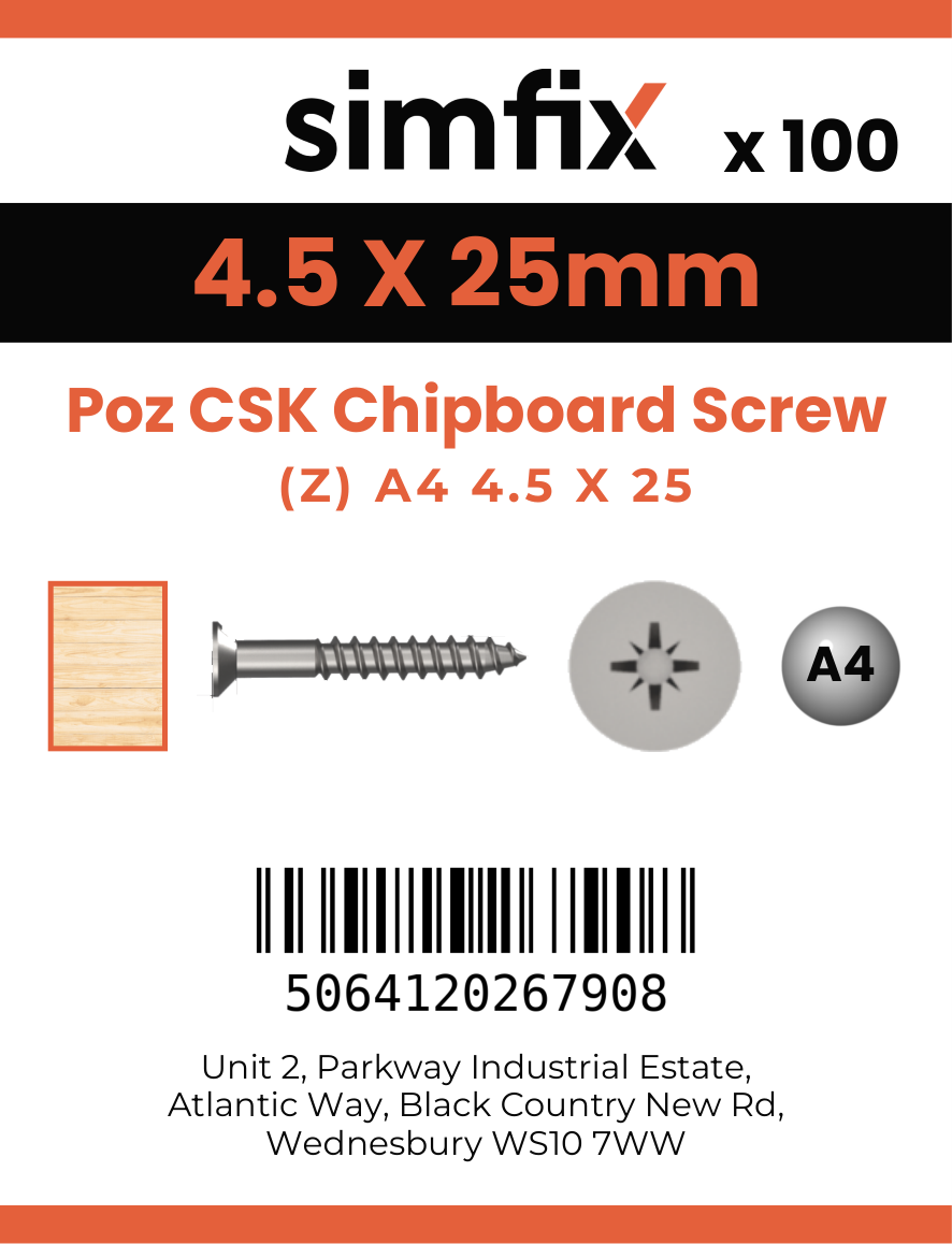 Simfix product label - FXTBA445025-D