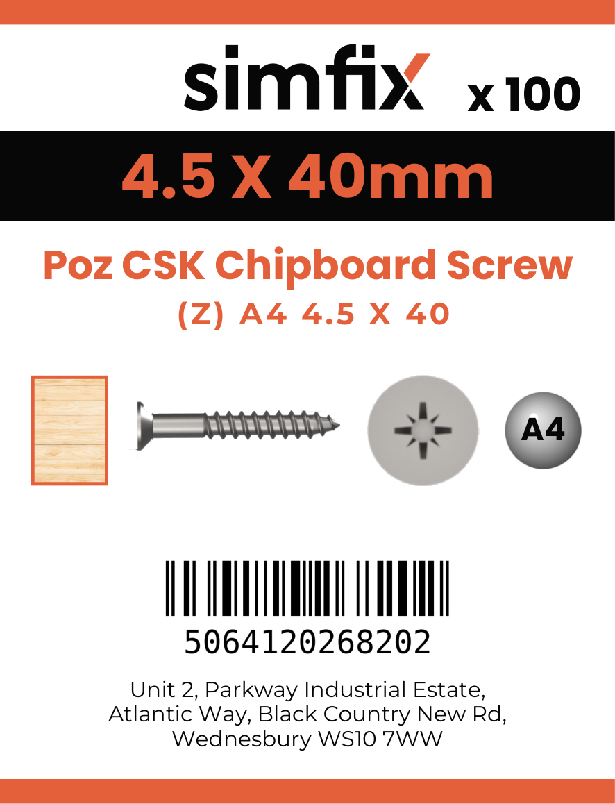 Simfix product label - FXTBA445040-D
