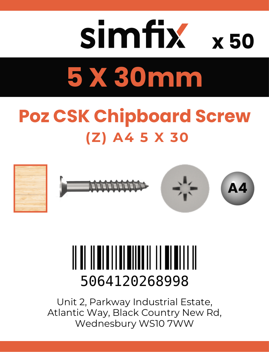Simfix product label - FXTBA450030-T