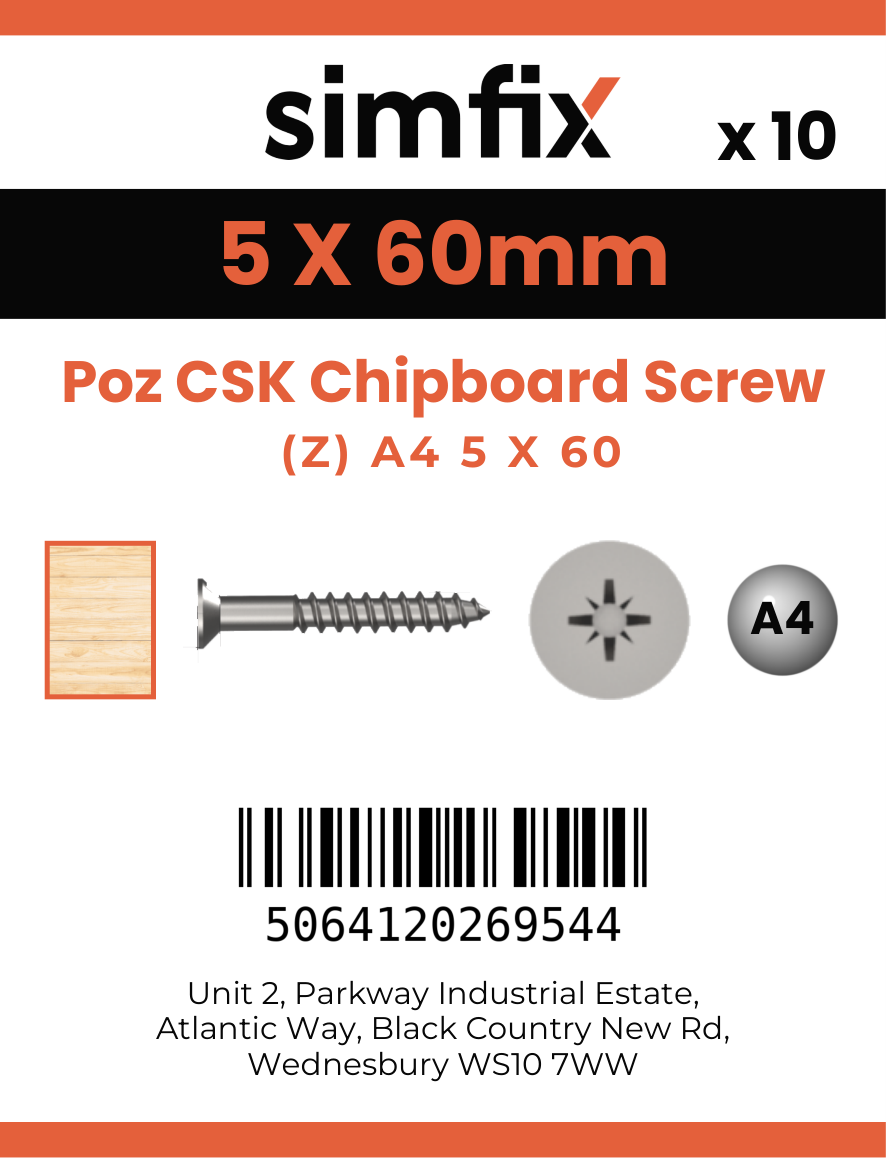 Simfix product label - FXTBA450060-D