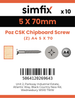 Simfix product label - FXTBA450070-D