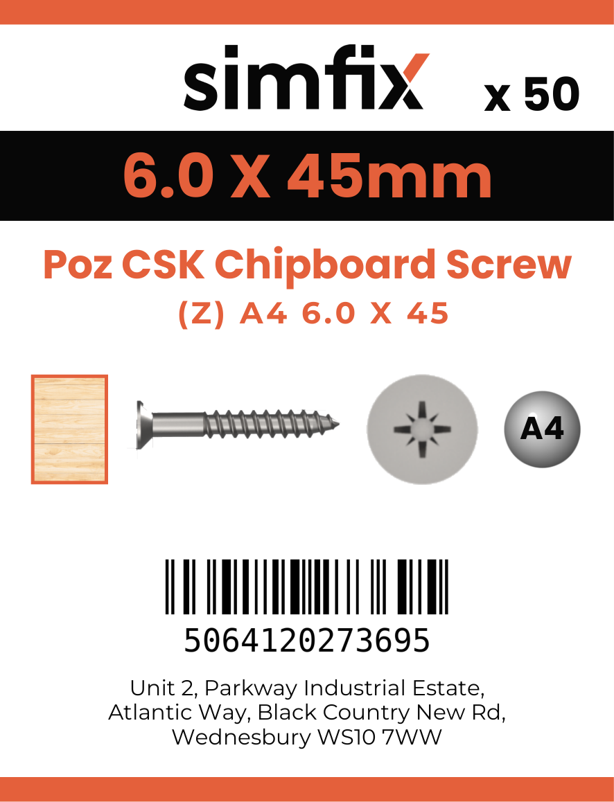 Simfix product label - FXTBA460045-T