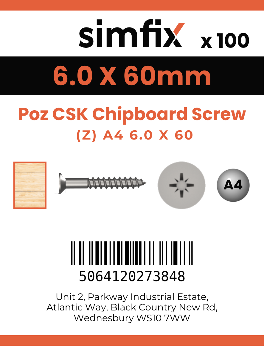 Simfix product label - FXTBA460060-D