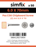 Simfix product label - FXTBA460070-T