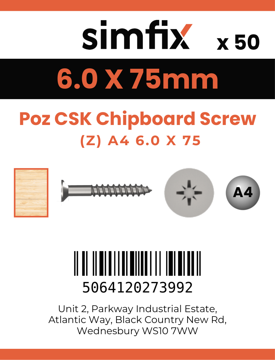 Simfix product label - FXTBA460075-T